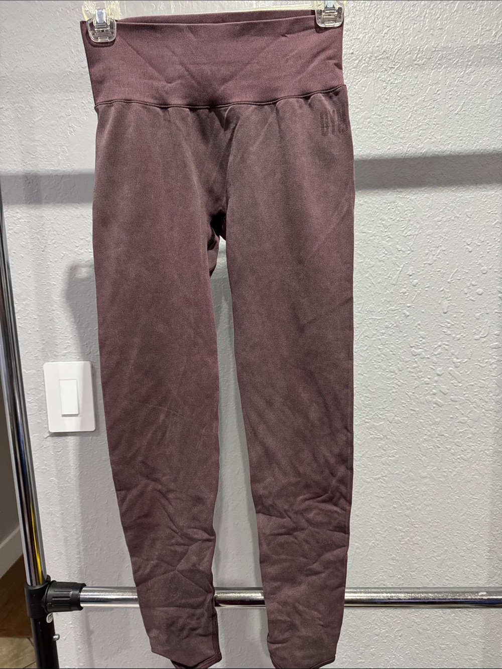 Gymshark Kids High-Waist Leggings in Plum